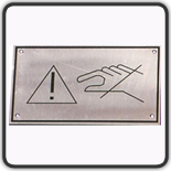 Aluminium Anodised offset Printed Labels/Dials